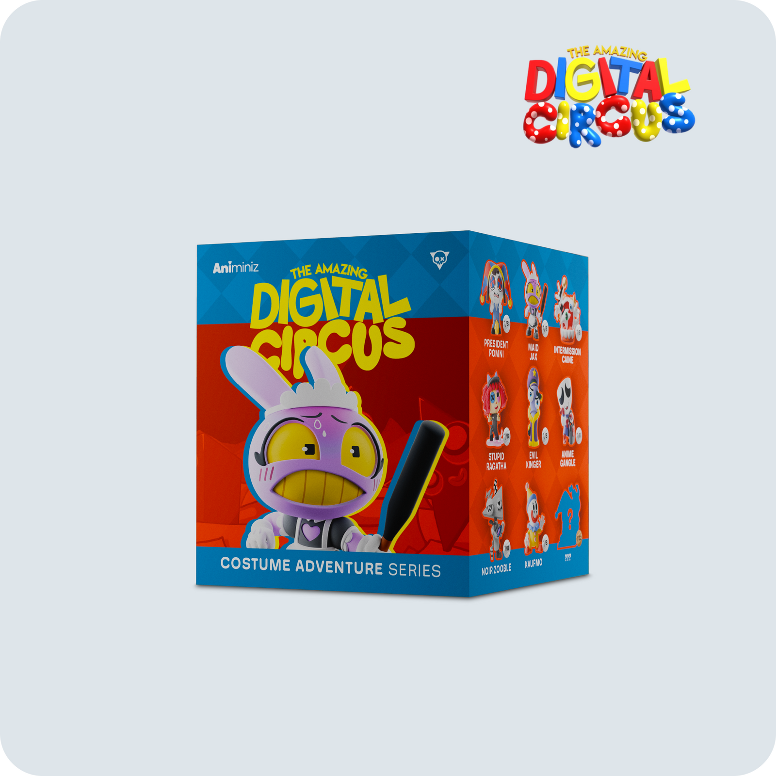 Animiniz de O Incrível Circo Digital: série de trajes de aventura