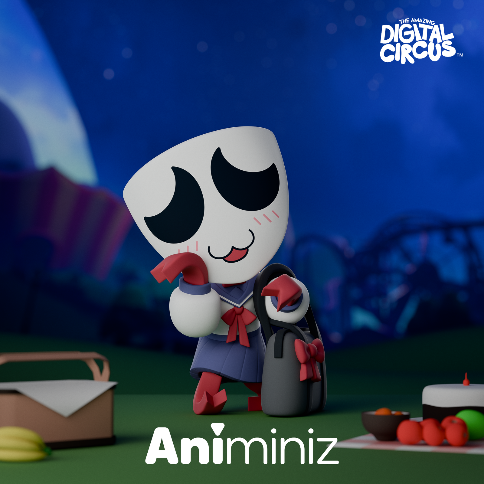 Animiniz de O Incrível Circo Digital: série de trajes de aventura