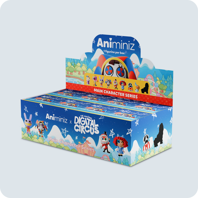 Animiniz de O Incrível Circo Digital: série de personagens principais