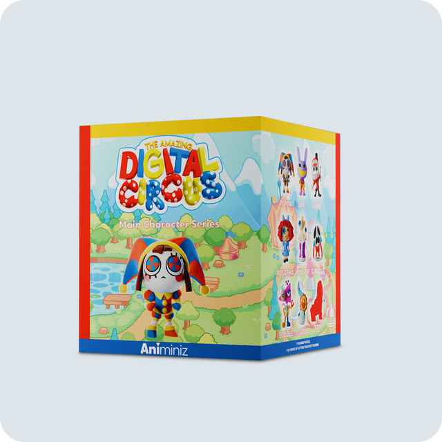 Animiniz de O Incrível Circo Digital: série de personagens principais