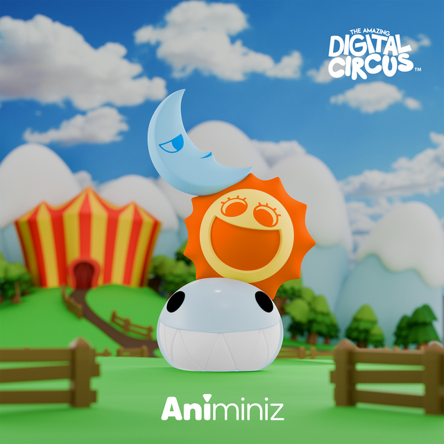 Animiniz de O Incrível Circo Digital: série de personagens principais