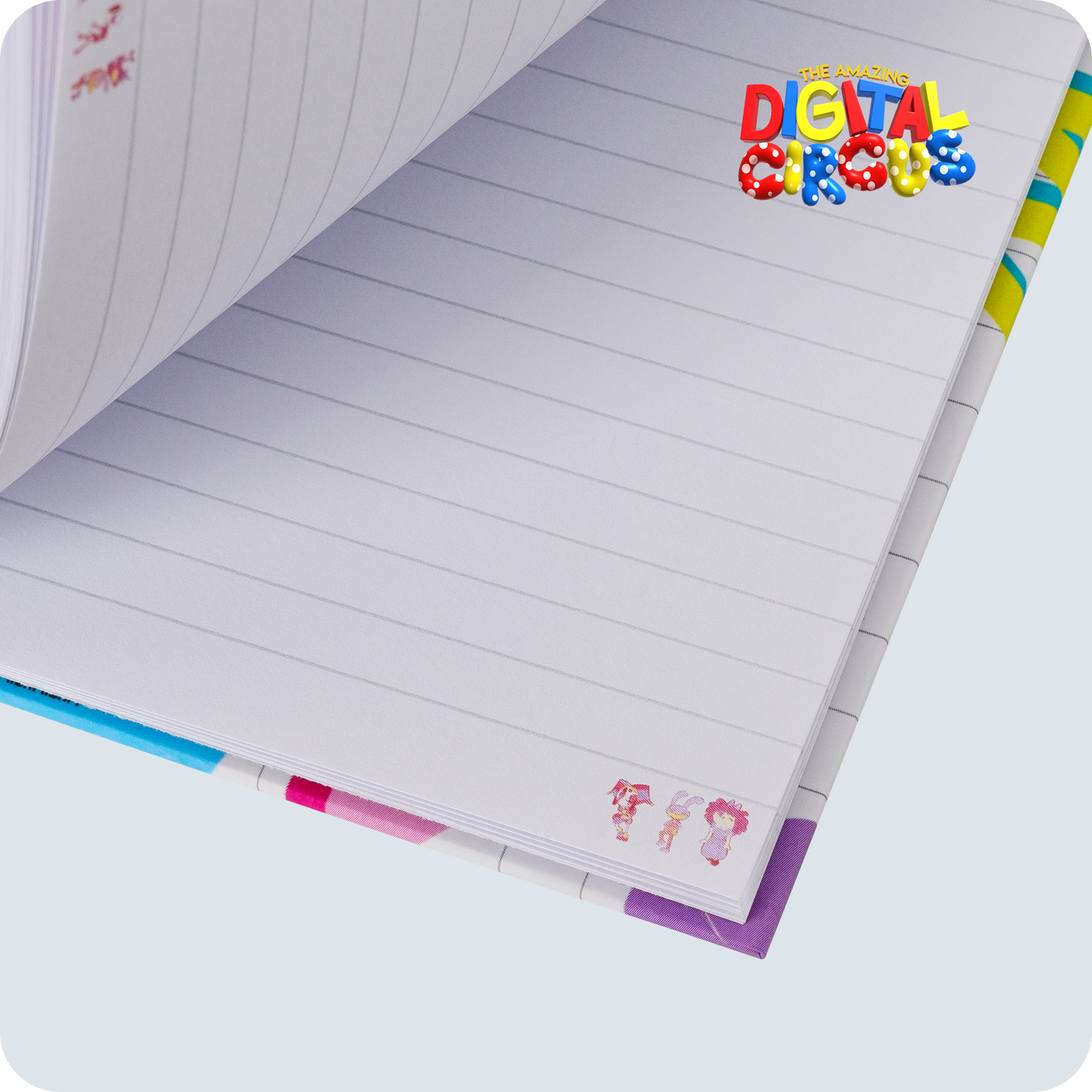 Caderno de O Incrível Circo Digital