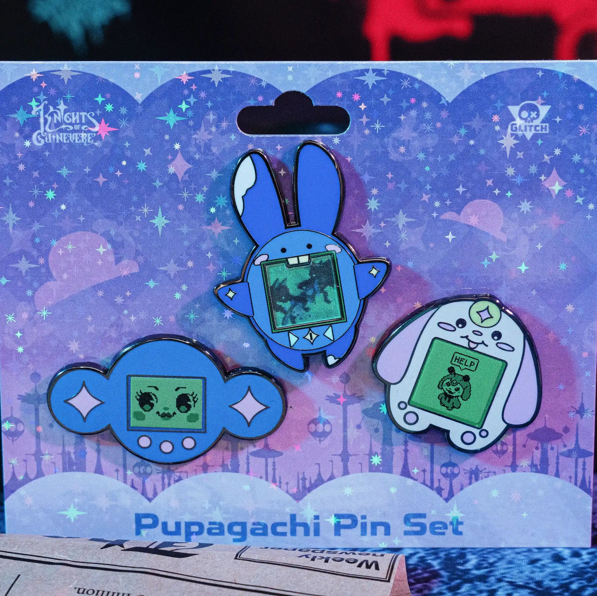 Pupagatchi Pin Set