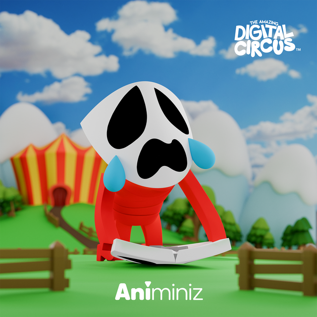 Animiniz de O Incrível Circo Digital: série de personagens principais