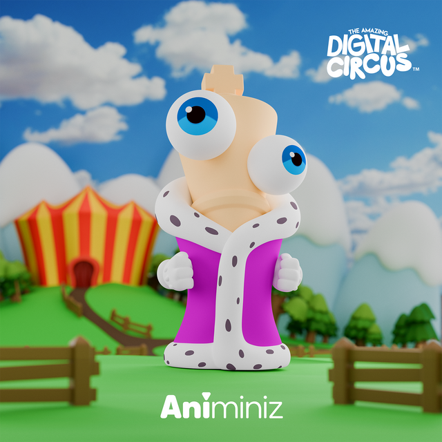 Animiniz de O Incrível Circo Digital: série de personagens principais