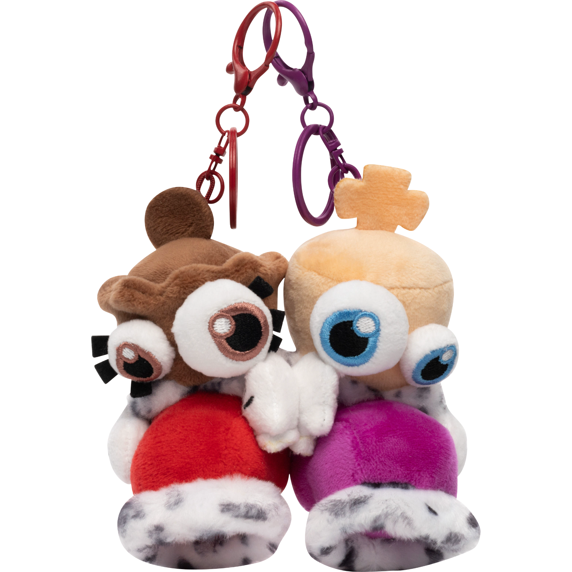 Kinger & Queenie Magnetic Plush Keychains – Glitch Productions Store