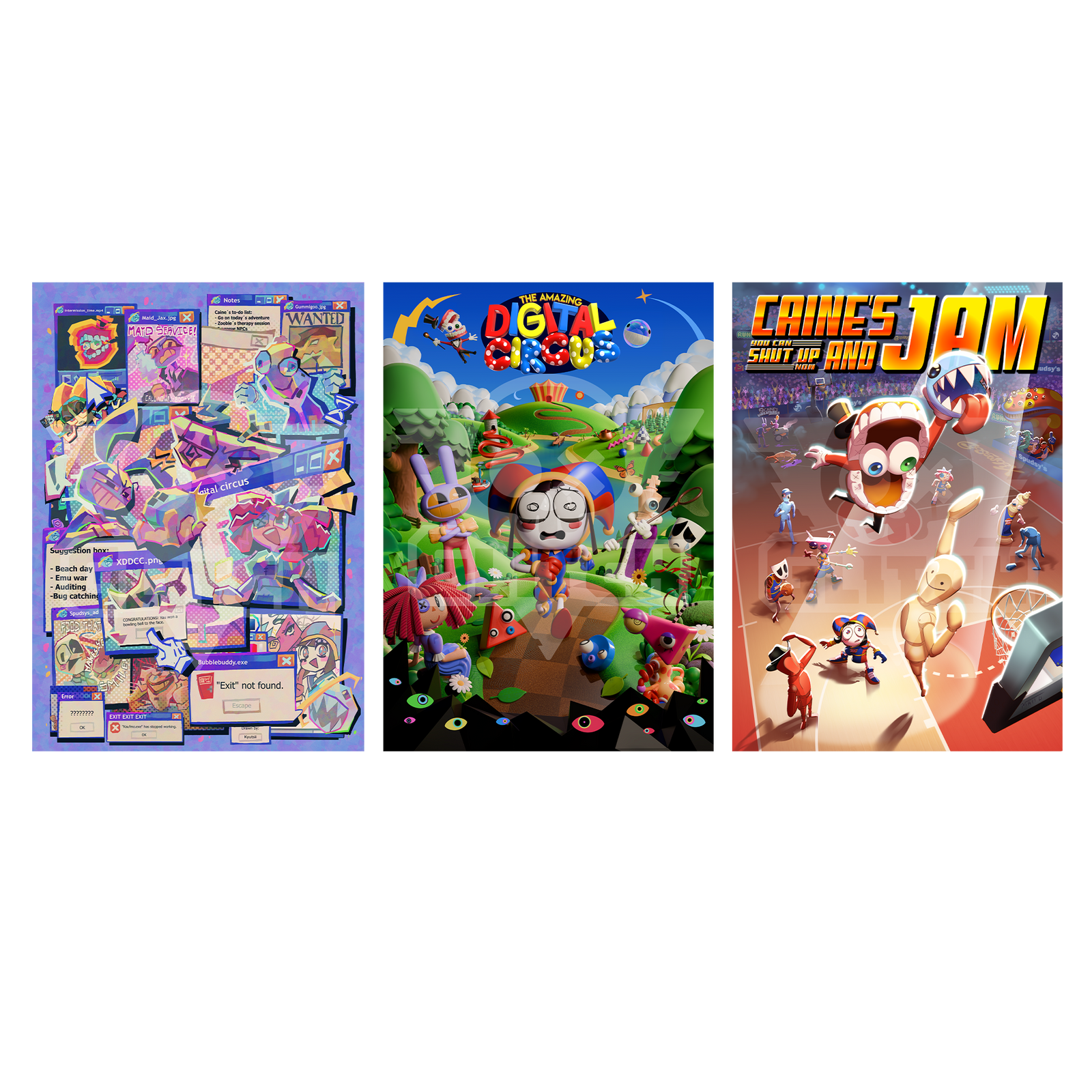 Digital Circus Print Collection 1