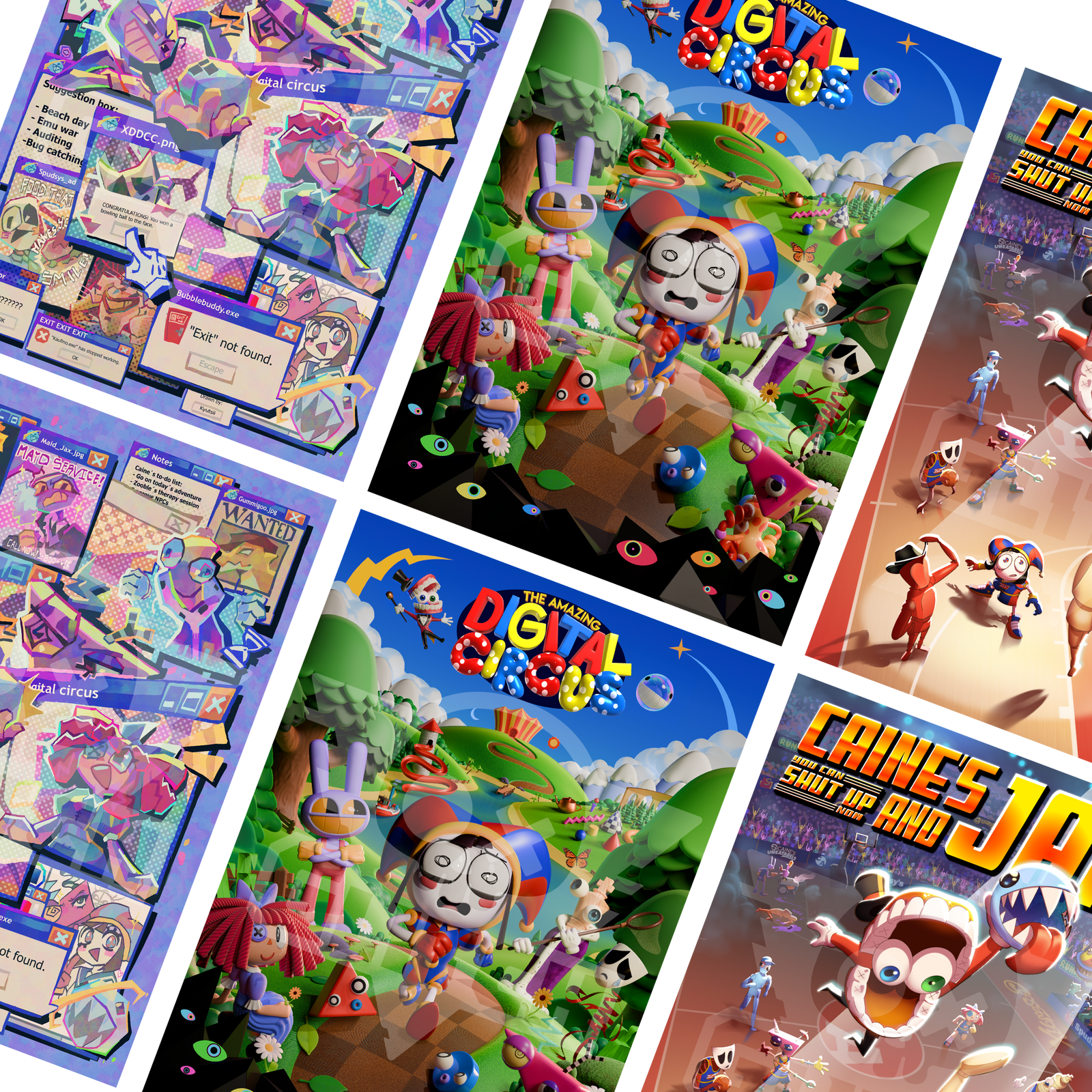 Digital Circus Print Collection 1