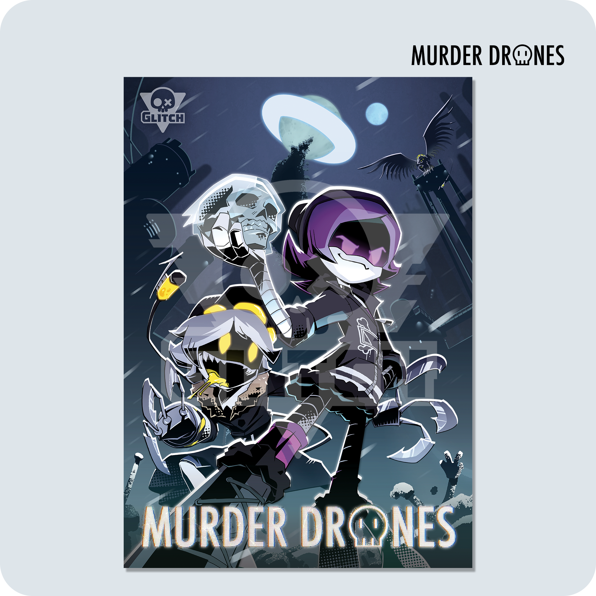 Murder Drones Poster Glitch Productions Store Murder drones poster glitch productions store