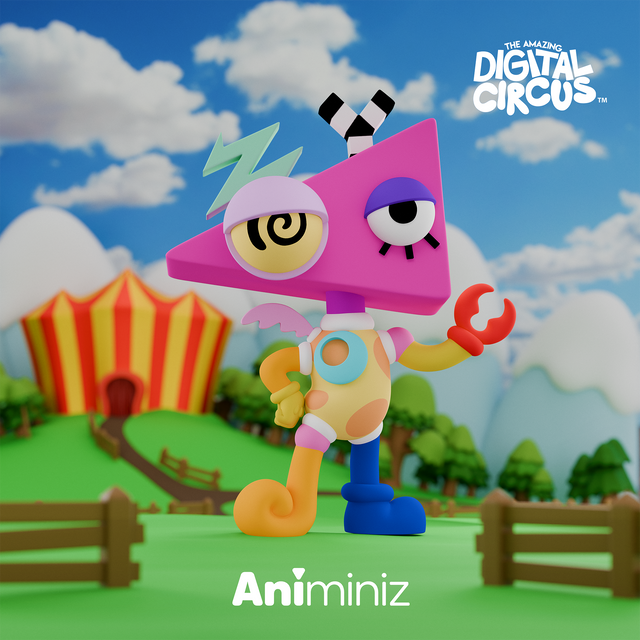 Animiniz de O Incrível Circo Digital: série de personagens principais