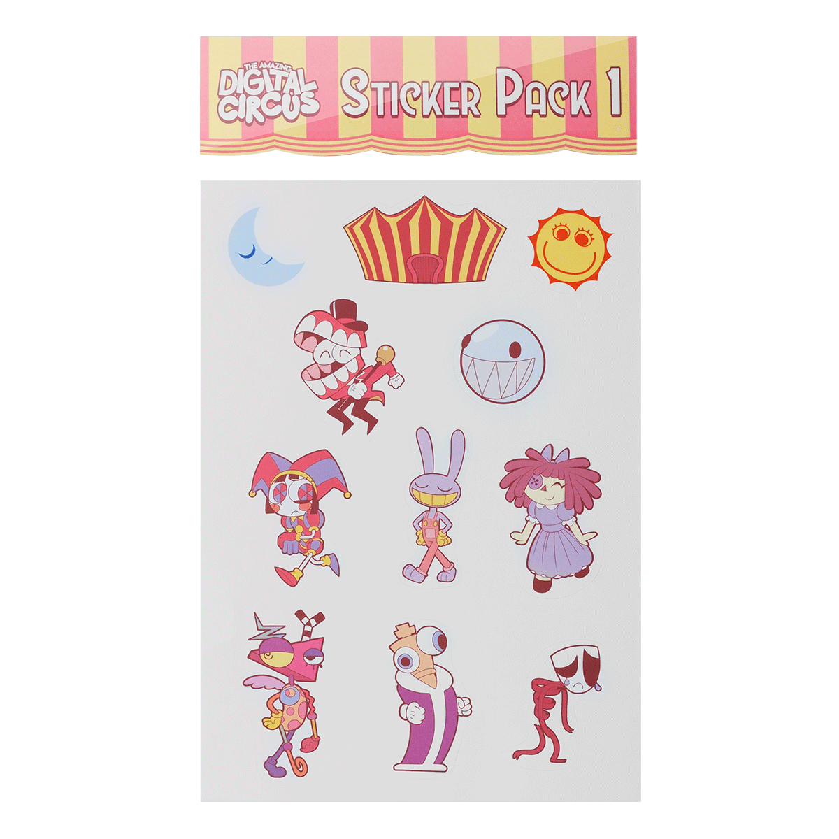 Digital Circus Sticker Pack 1