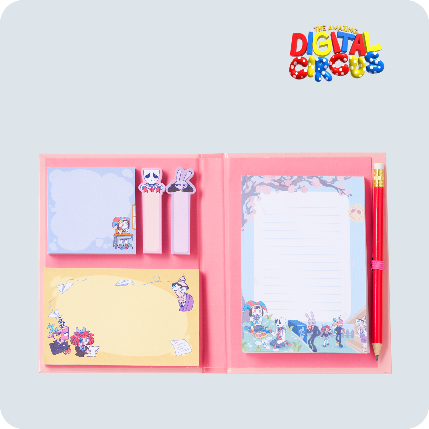 Digital Circus Anime Stationery Set