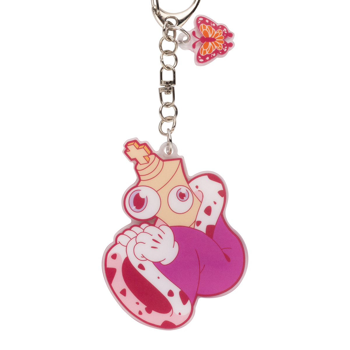Kinger Acrylic Keychain – Glitch Productions Store