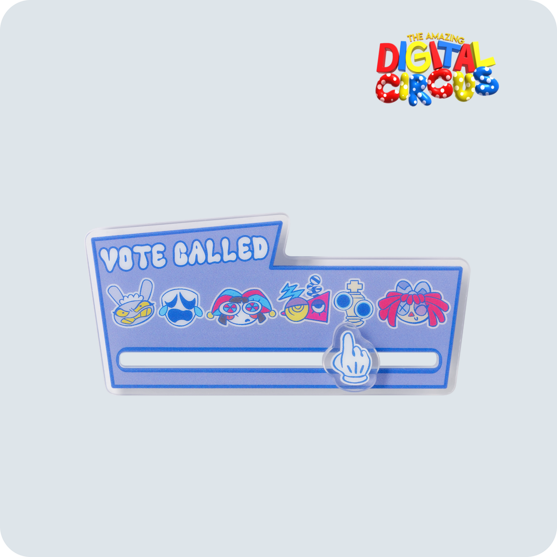 Sliding Vote Pin – Glitch Productions Store