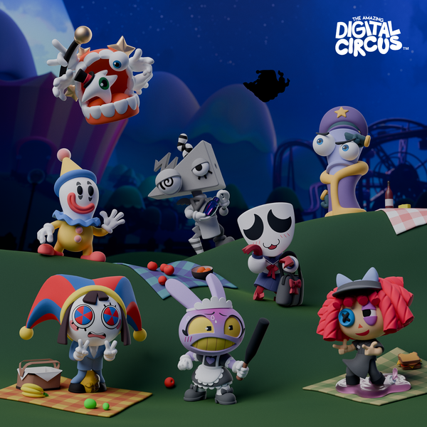 Animiniz de O Incrível Circo Digital: série de trajes de aventura