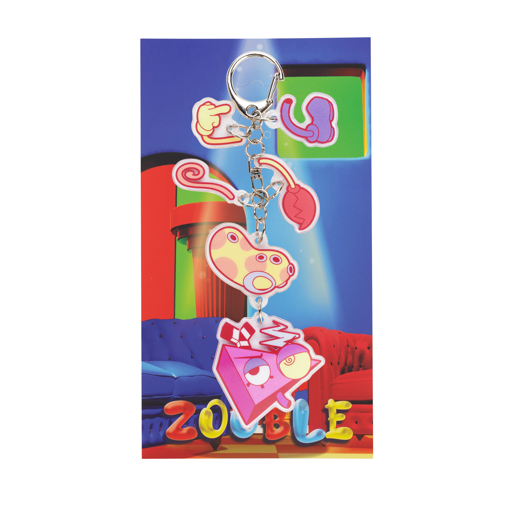 Zooble Acrylic Keychain – Glitch Productions Store