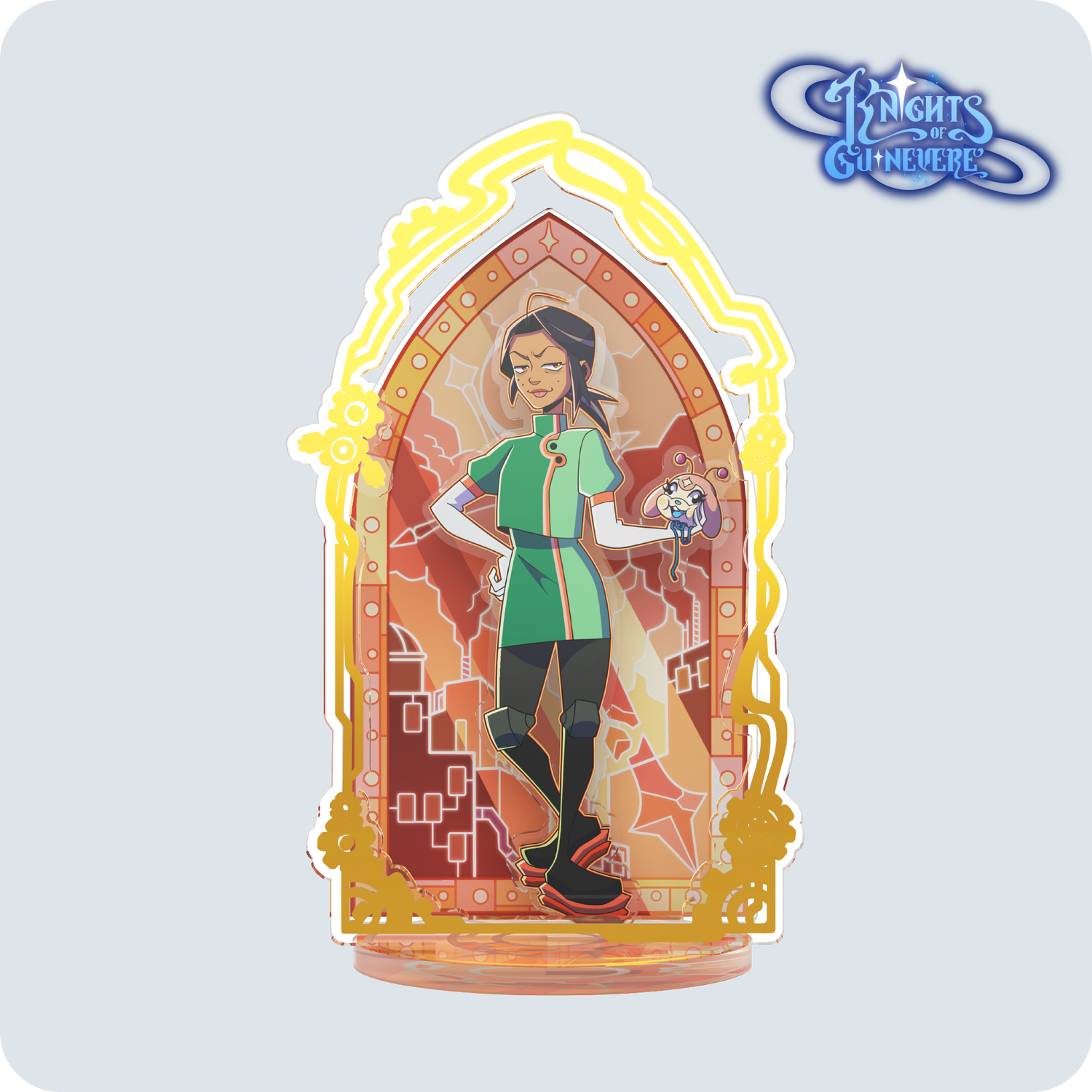 Painel de acrílico da Andi