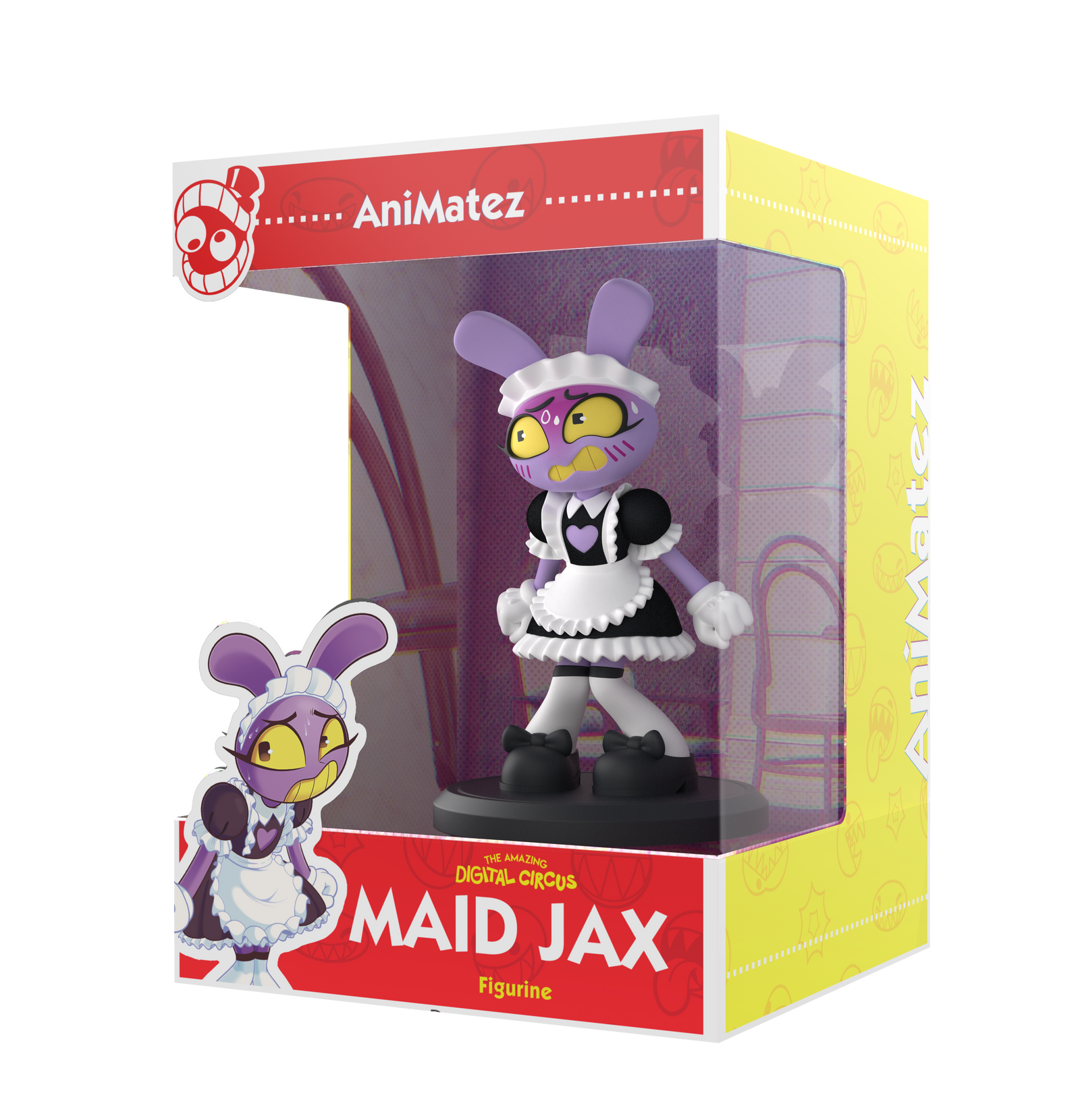 The Amazing Digital Circus AniMatez Maid Jax Figure The Amazing Digital Circus AniMatez Maid Jax Figure