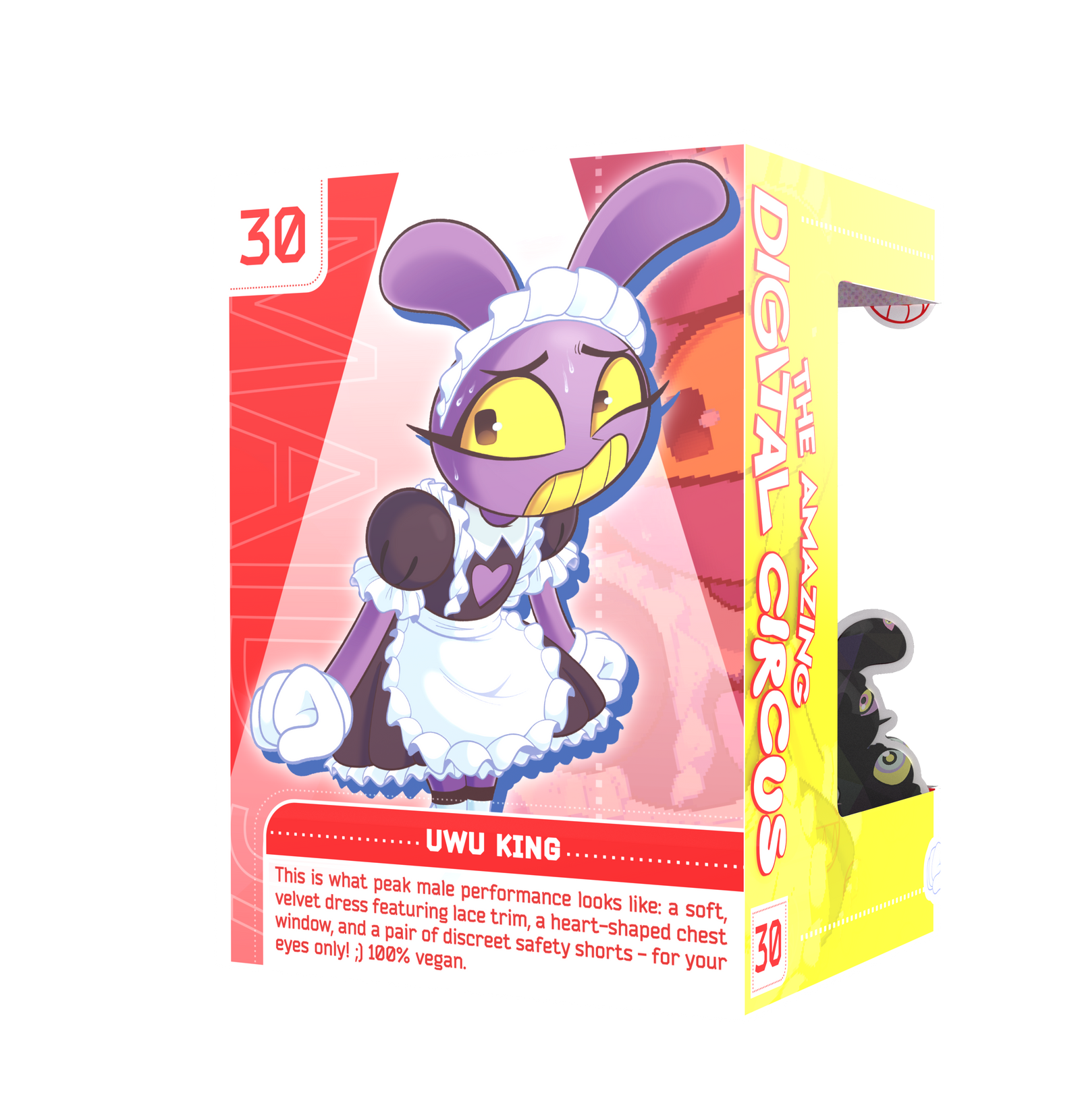 The Amazing Digital Circus AniMatez Maid Jax Figure The Amazing Digital Circus AniMatez Maid Jax Figure