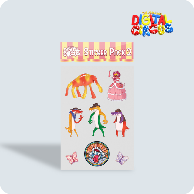 Digital Circus Sticker Pack 2
