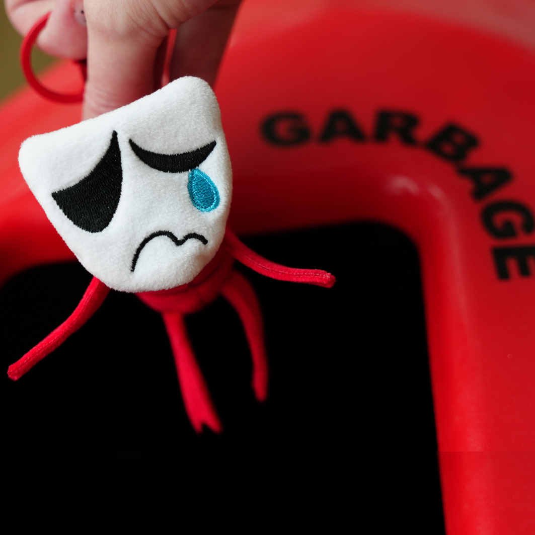 Chaveiro de pelúcia da Gangly