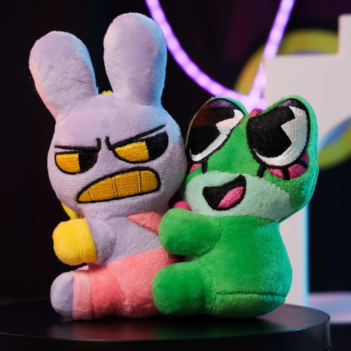 Jax Bit Jax & Ribbit Magnetic Plush Keychains – Glitch Productions Store