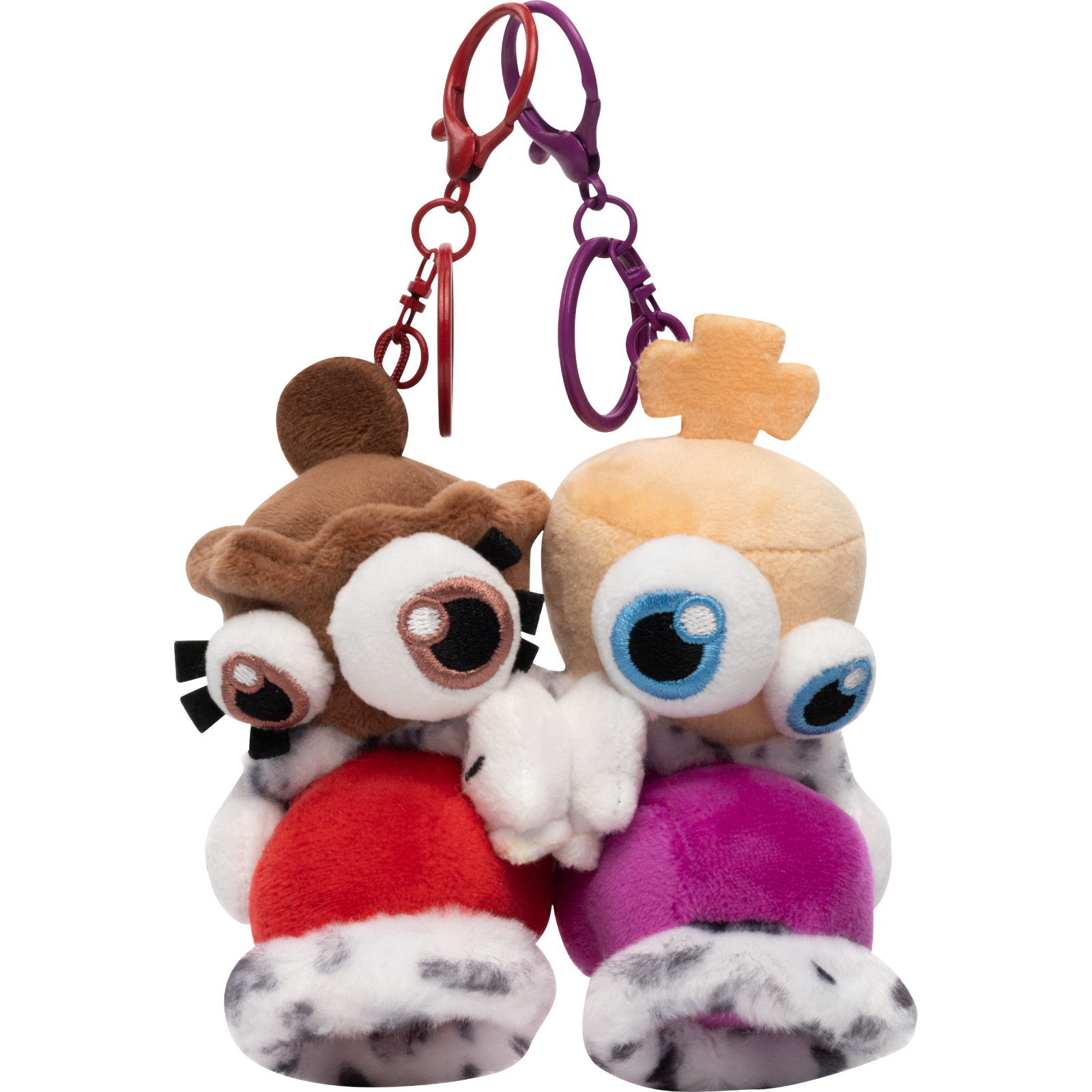 Kinger & Queenie Magnetic Plush Keychains