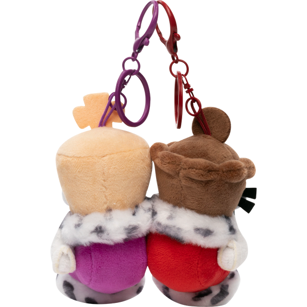 Kinger & Queenie Magnetic Plush Keychains