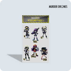 Murder Drones Sticker Pack 1