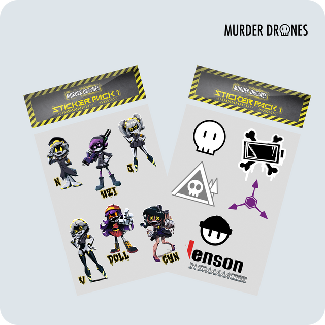 Murder Drones Sticker Pack 1