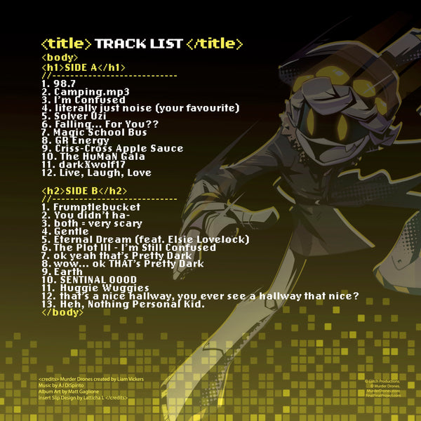 Murder Drones Vinyl Record #2