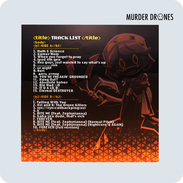 Murder Drones Vinyl Record #3