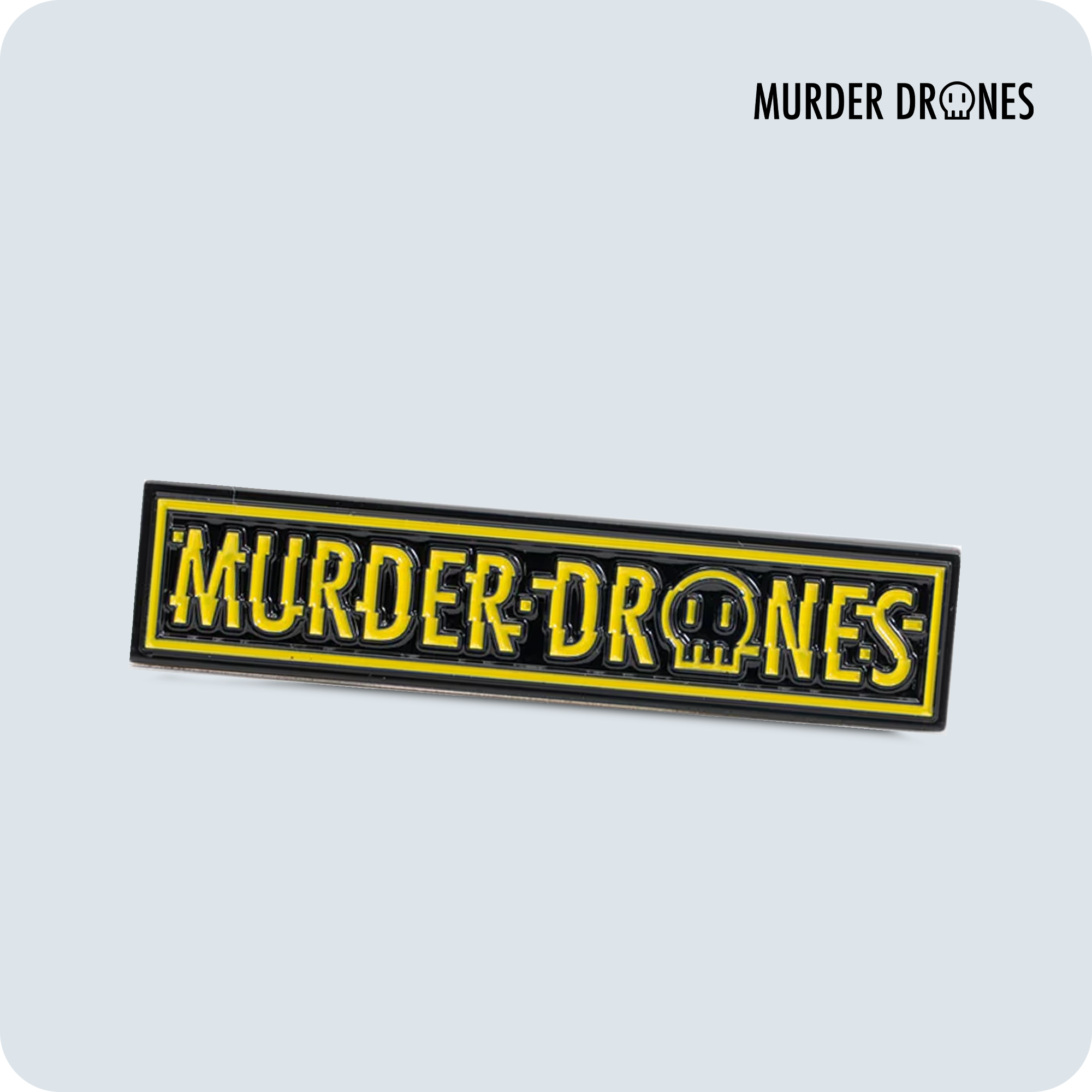 Murder Drones Logo Pin – Glitch Productions Store