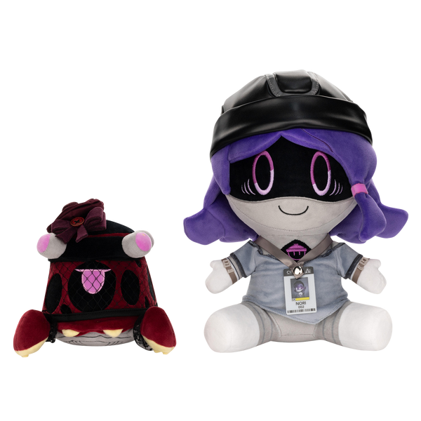 Nori and Heart Plushes