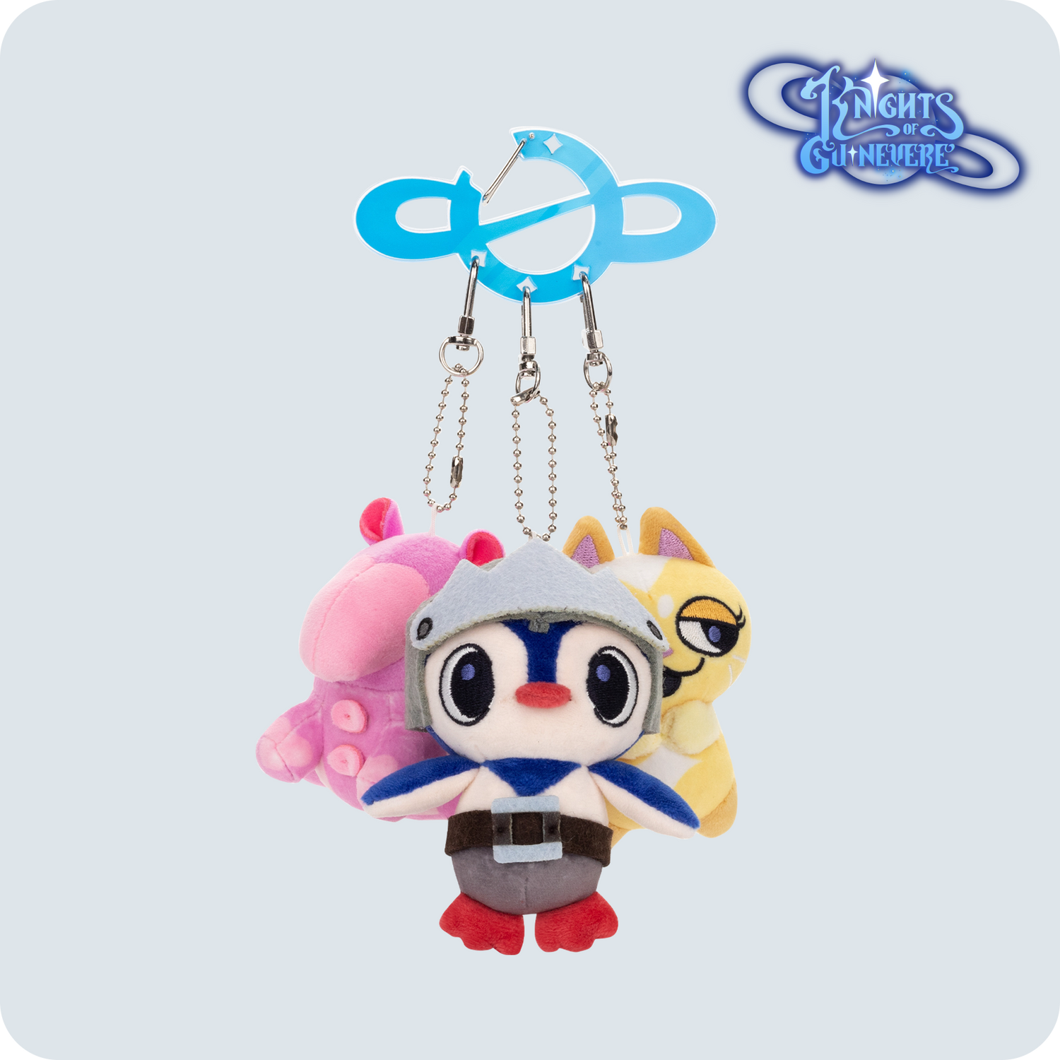 Chaveiro de pelúcia do Trio Espacial