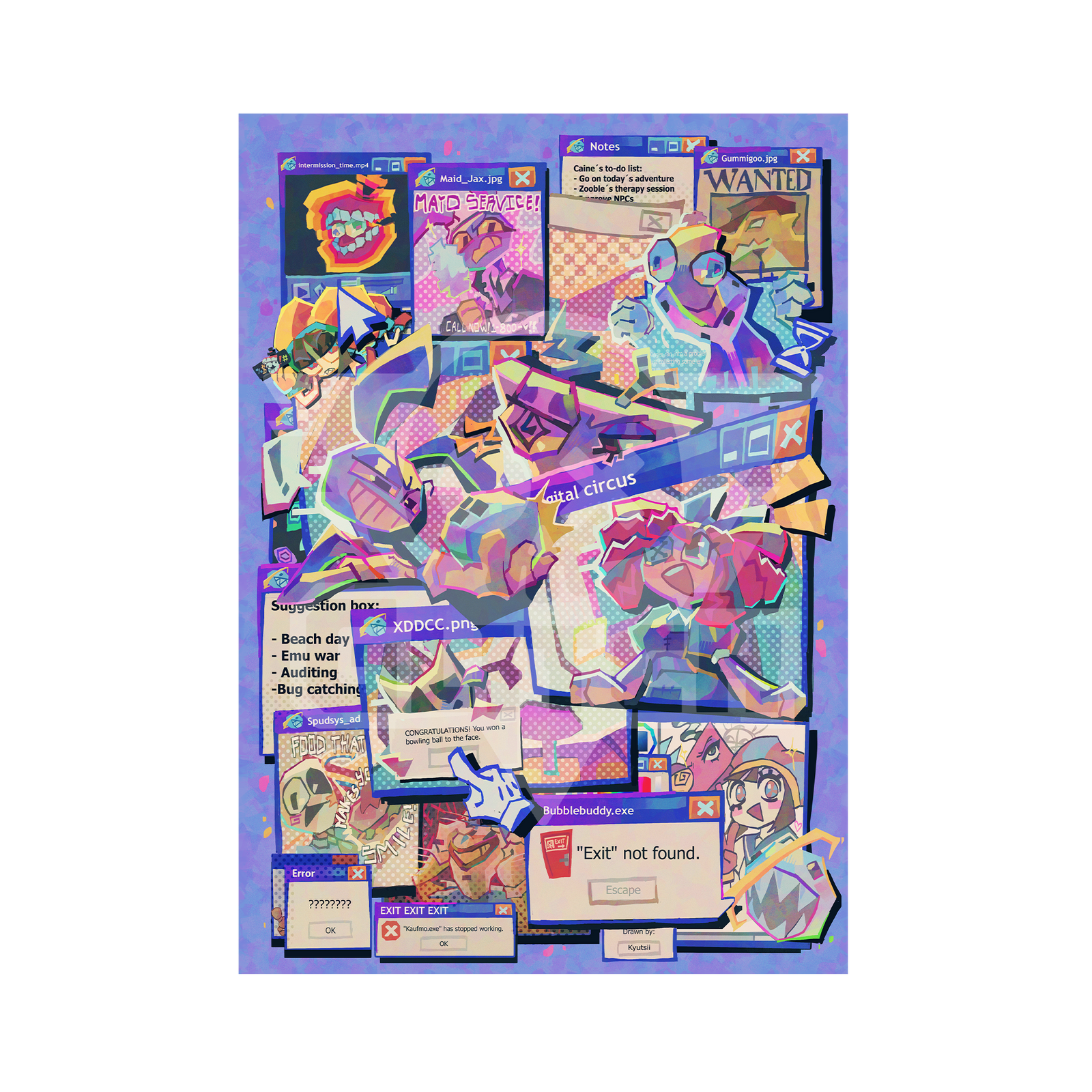 Digital Circus Print Collection 1