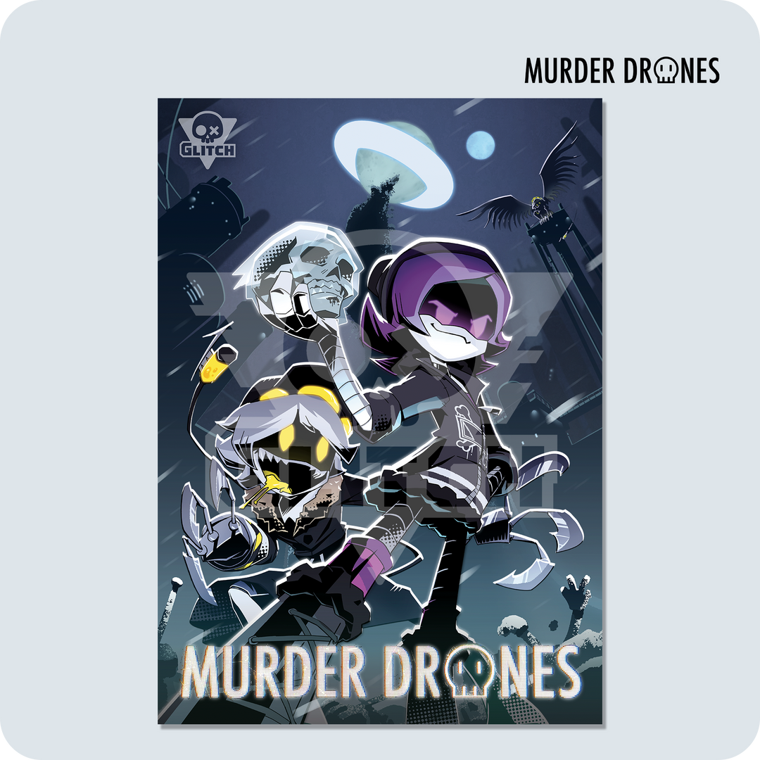 Murder Drones Poster Glitch Productions Store 5567