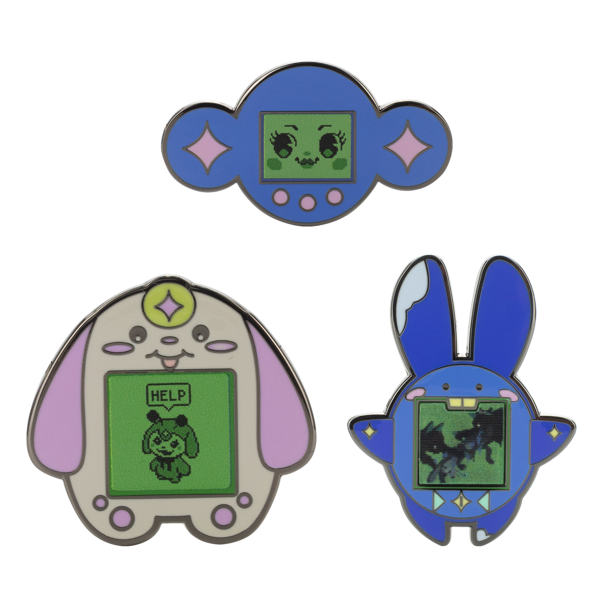 Pupagatchi Pin Set