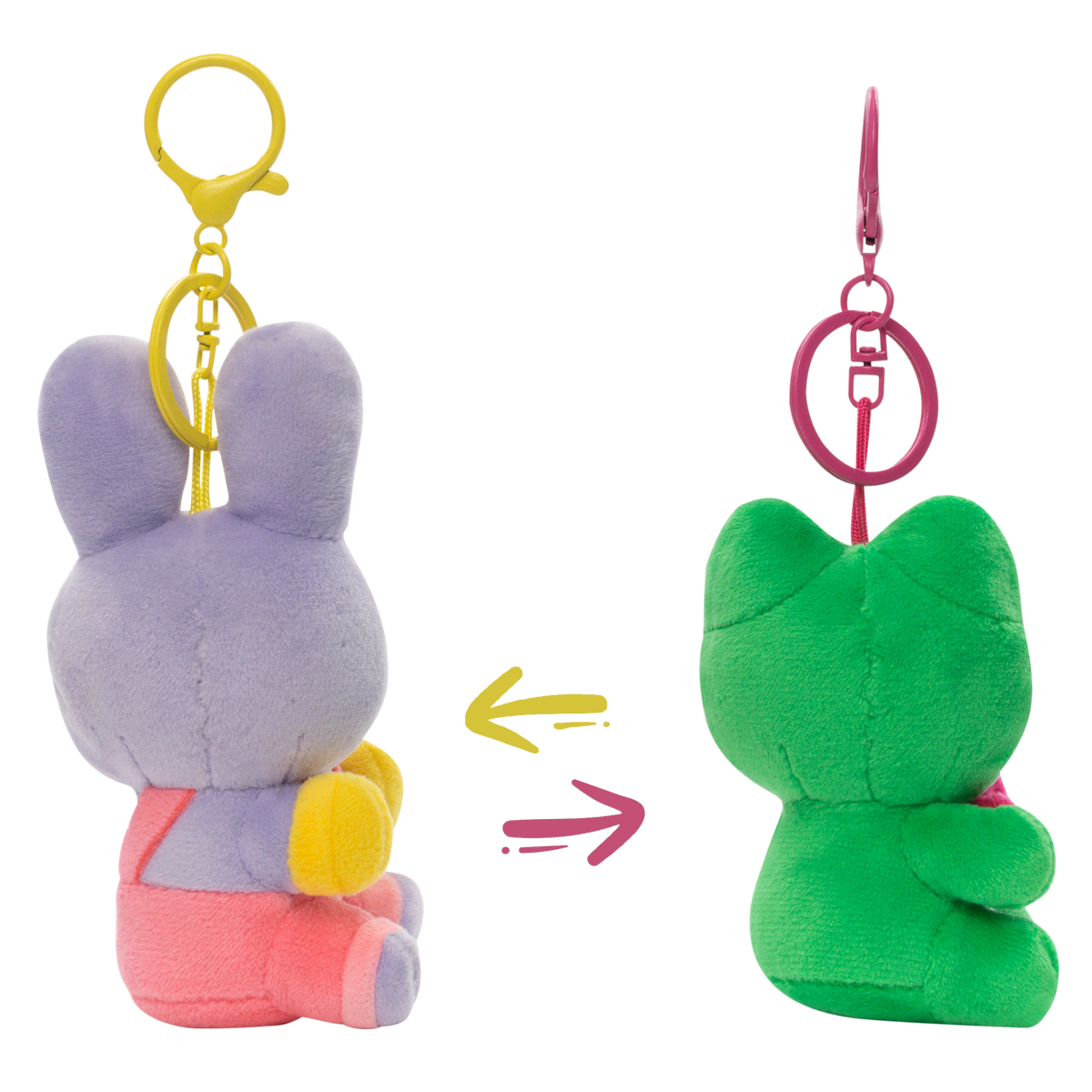 Jax & Ribbit Magnetic Plush Keychains – Glitch Productions Store