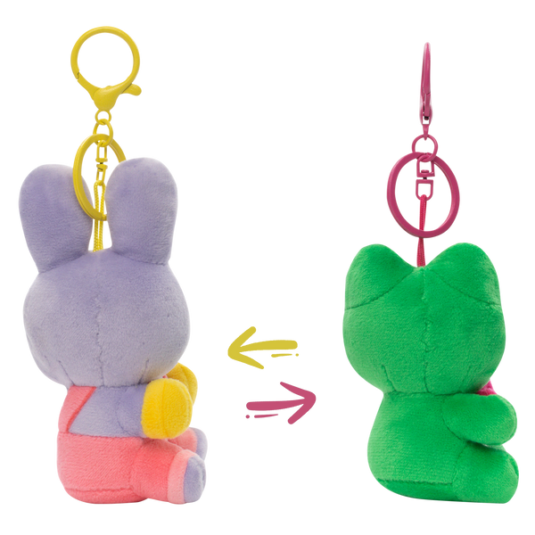 Jax & Ribbit Magnetic Plush Keychains