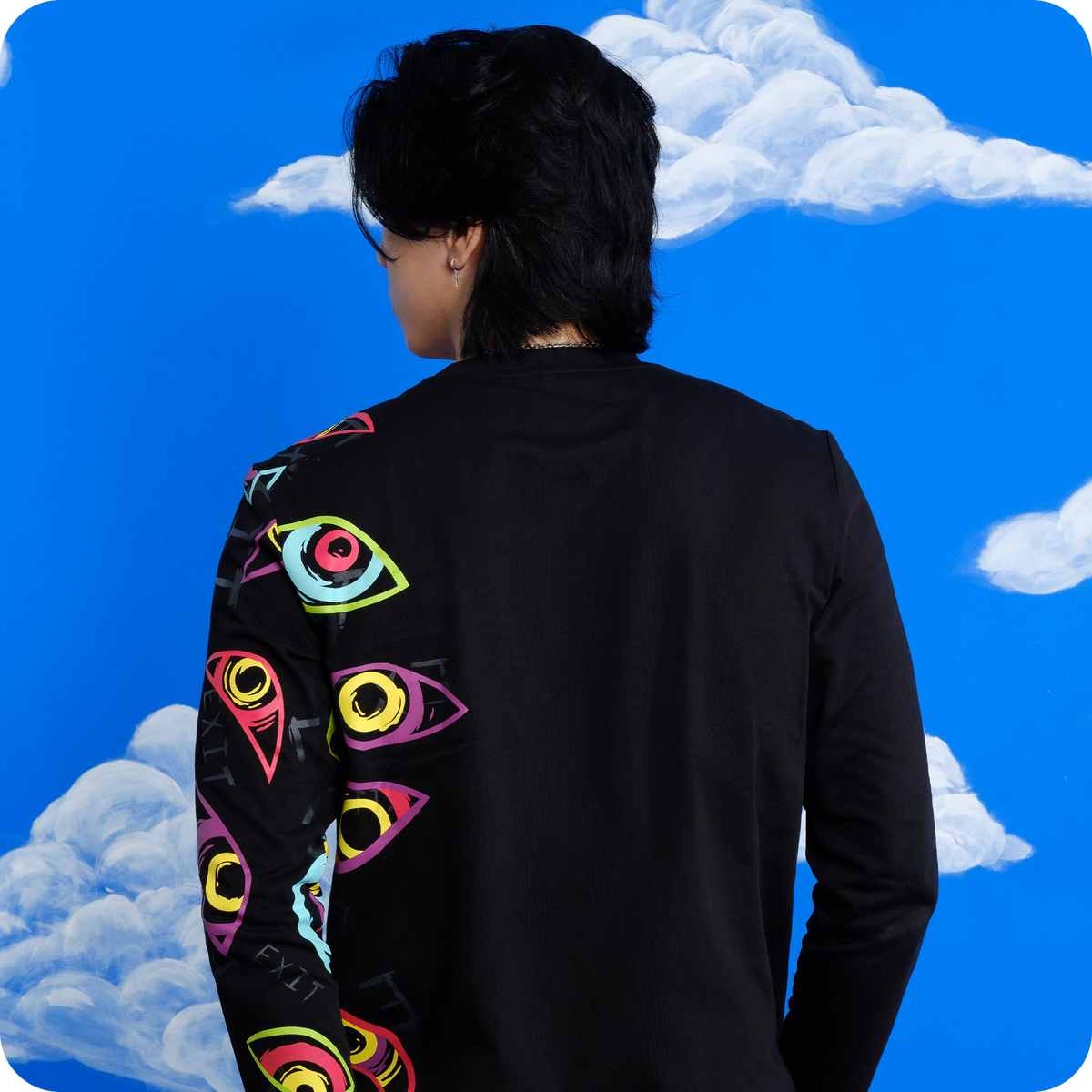 Camiseta de manga larga "Abstracción"