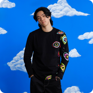 Camiseta de manga larga "Abstracción"