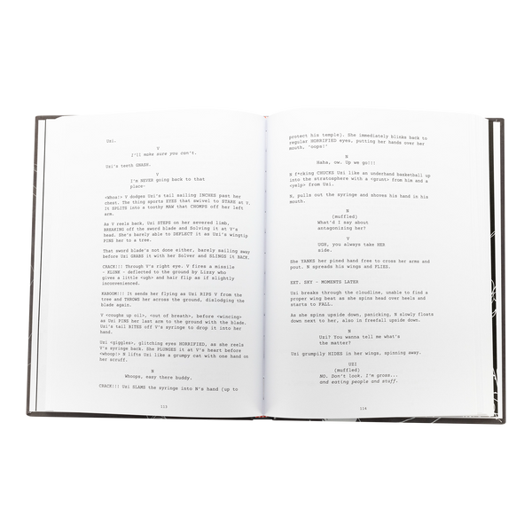 Murder Drones Script Book