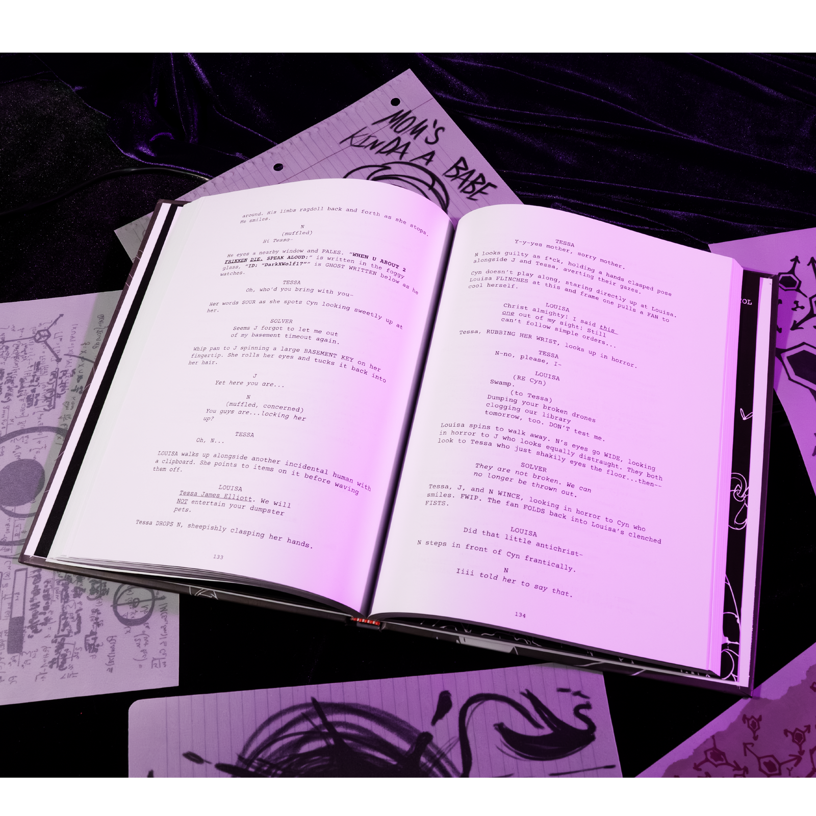 Murder Drones Script Book