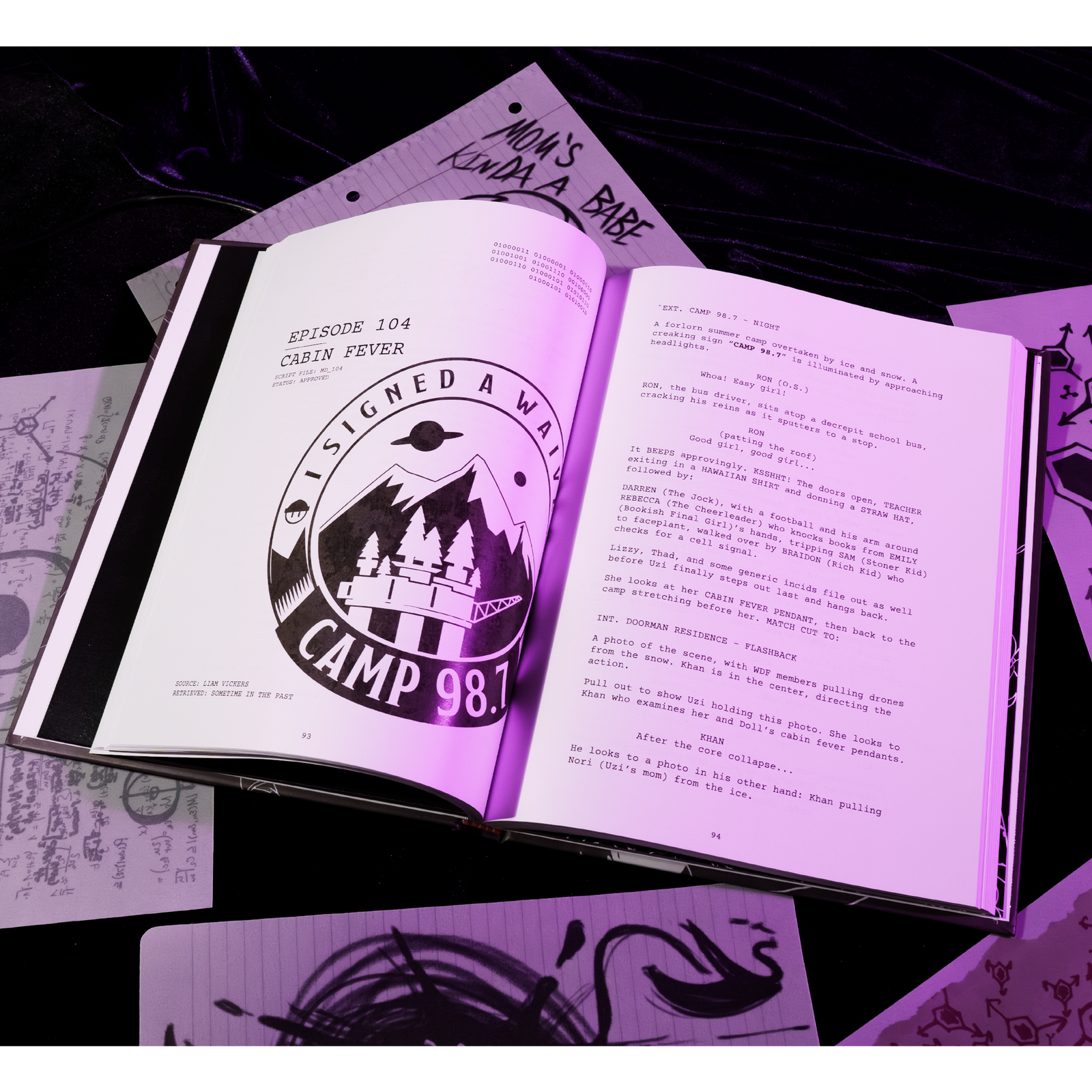 Murder Drones Script Book