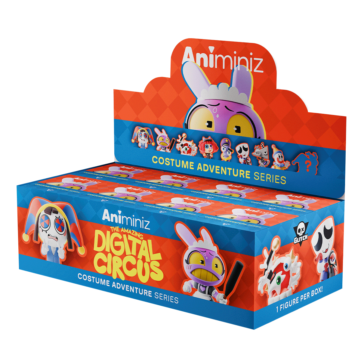 Animiniz de O Incrível Circo Digital: série de trajes de aventura