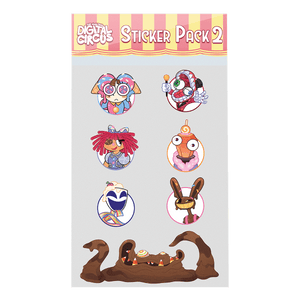 Digital Circus Sticker Pack 2