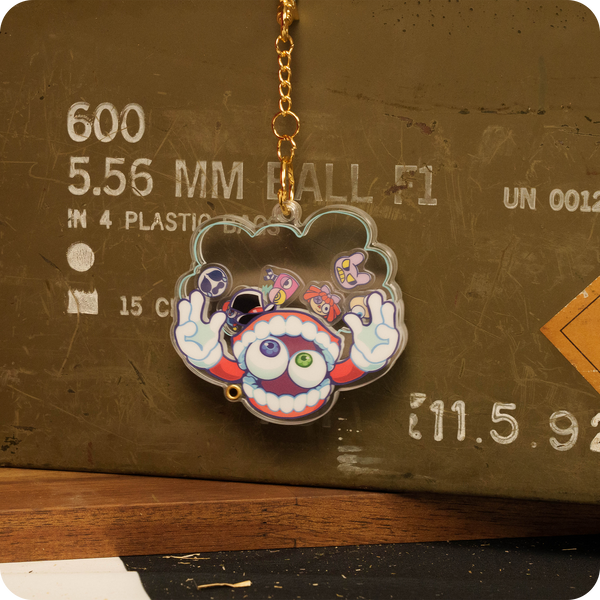 Llavero de burbuja de pensamientos de Caine