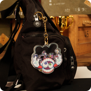 Llavero de burbuja de pensamientos de Caine