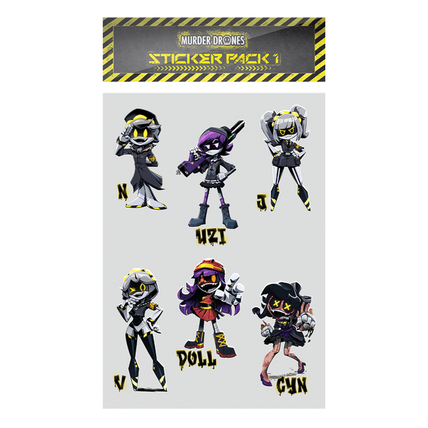 Murder Drones Sticker Pack 1